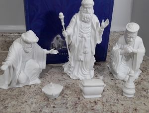 Dept 56 Winter Silhouette Treasures "To Honor Him" Nativity 78622